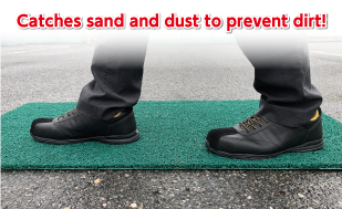 Coil walking mat
